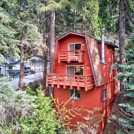 Pet & Kid Friendly Cozy Cabin, Bbq, Firepit, Outdoor Dining, Forest Views Lake Arrowhead Dış mekan fotoğraf